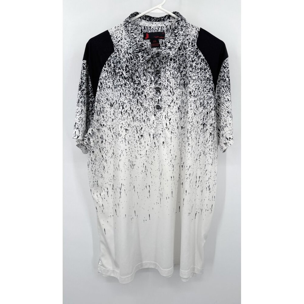 Jamie Sadock‎ Polo Size XXL Golf Splatter Outdoors Sports Colorful